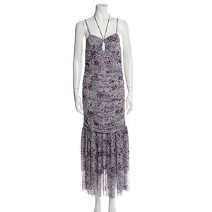 MISA Los Angeles Print Long Dress
